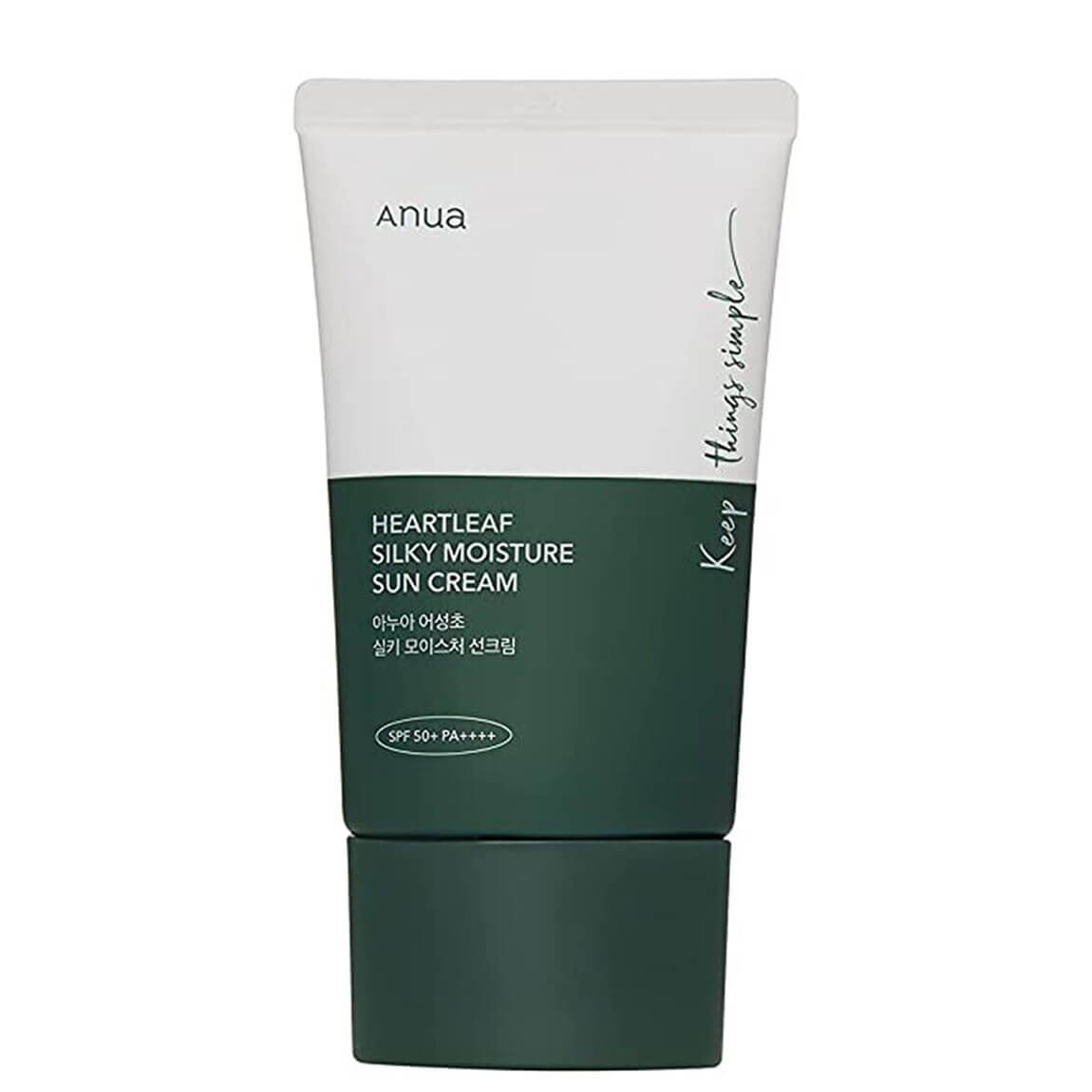 Anua Heartleaf Silky Moisture Sun Cream SPF50+ PA++++ (50 ml)